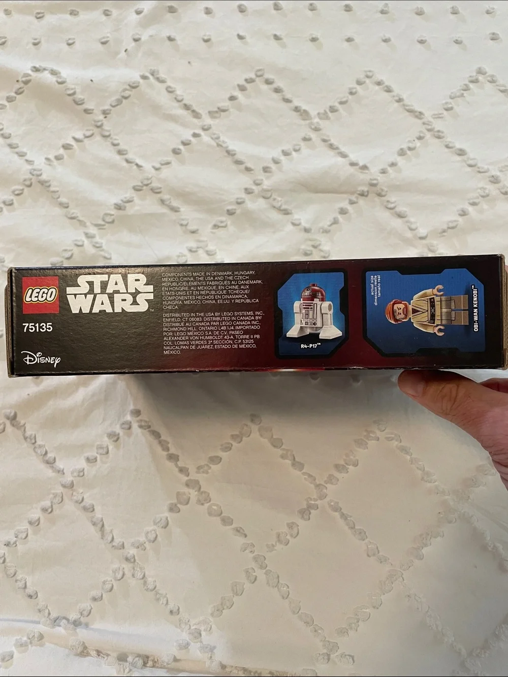 Lego Star Wars Obi-Wan's Jedi Interceptor - Red, Gray, White, Black 75135